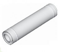 Odkouření kondenzační Brilon 52101526 - fasádní trubka koaxiální DN160/110 x 2000 mm, nerez
